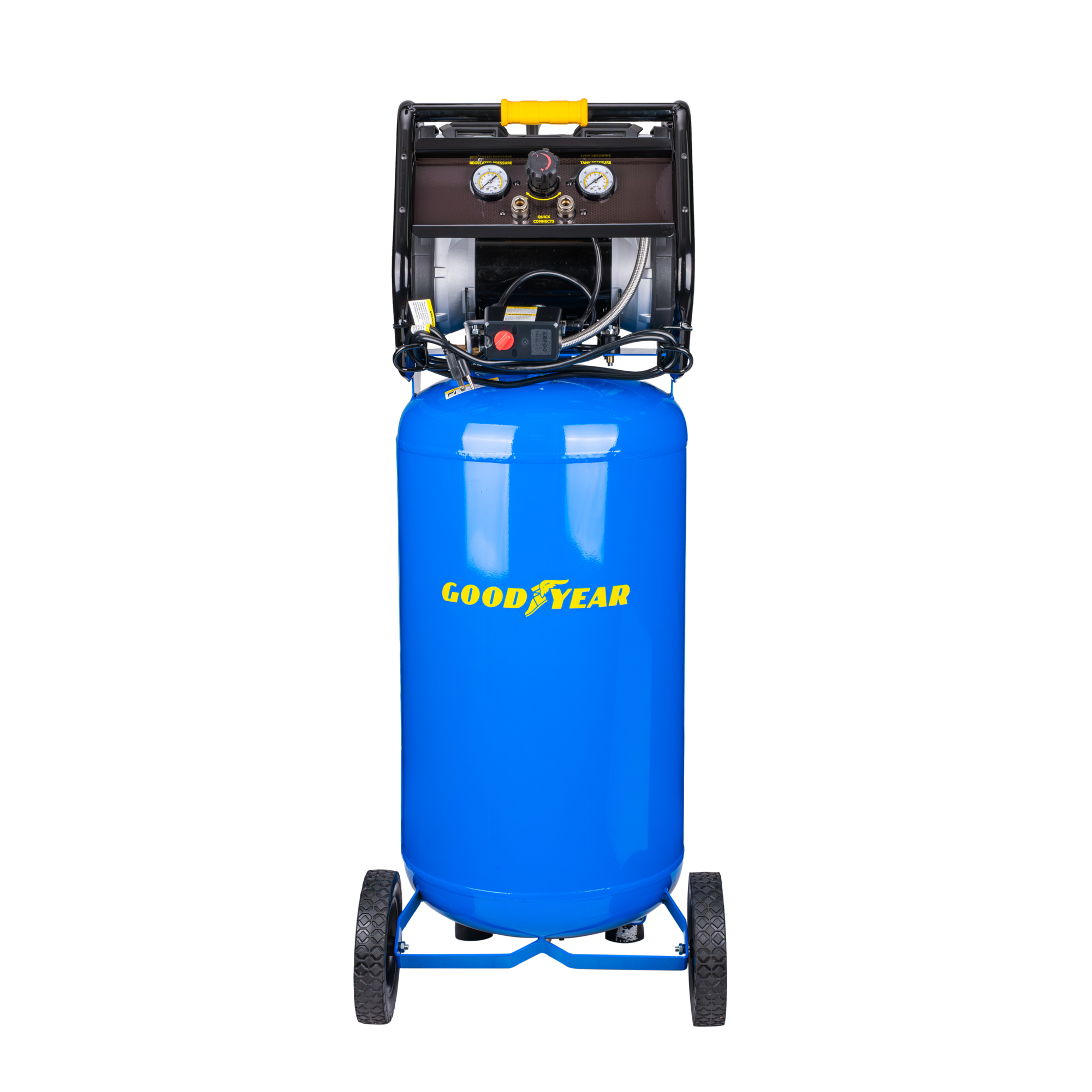 Goodyear Super Quiet Oil-Free Electric Air Compressor — 26 Gallon, 175 PSI, Vertical, Model# GYC6260SQ